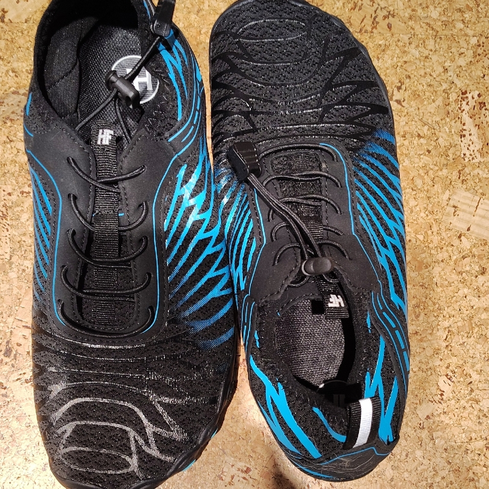 Unisex Black and Blue Lorax Pro Ultra-Light Hiking Barefoot Shoes